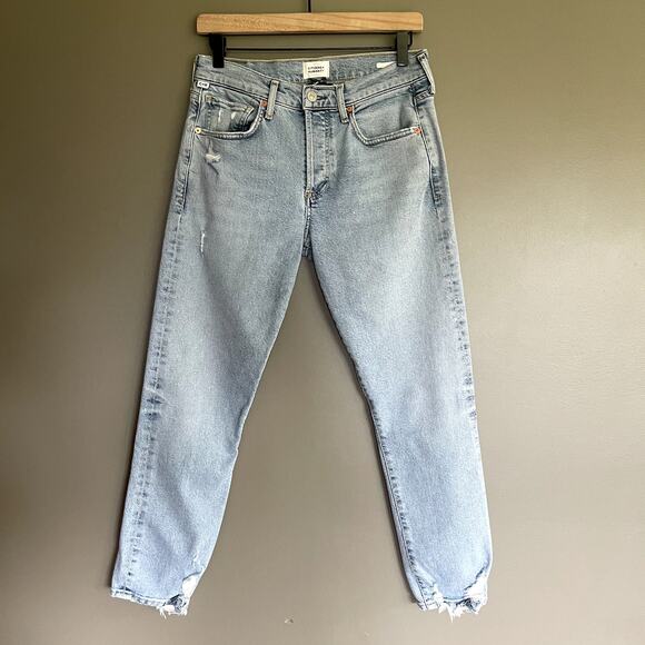 CITIZENS OF HUMANITY Emerson Jean‎ Slushie On Size 26 Boyfriend Low Rise Slouchy - Picture 4 of 16